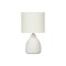 Monarch Specialties Lighting, 17 in.H, Table Lamp, Cream Ceramic, Ivory / Cream Shade, Modern I 9741 - alternate 6